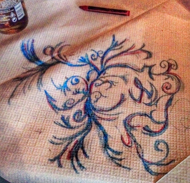 Авторская схема вышивки